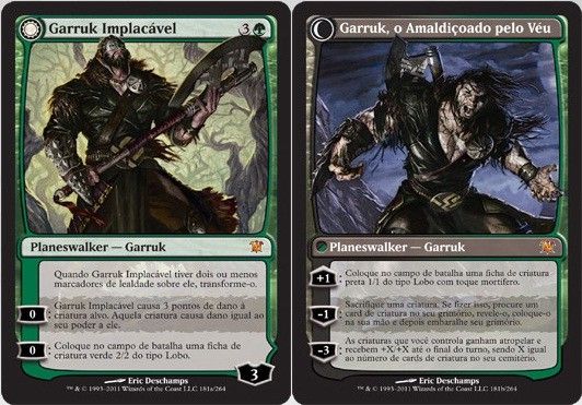 Garruk Implacável / Garruk, o Amaldiçoado pelo Véu